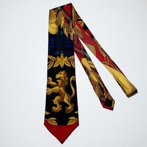 Vintage Express Lion Silk Tie